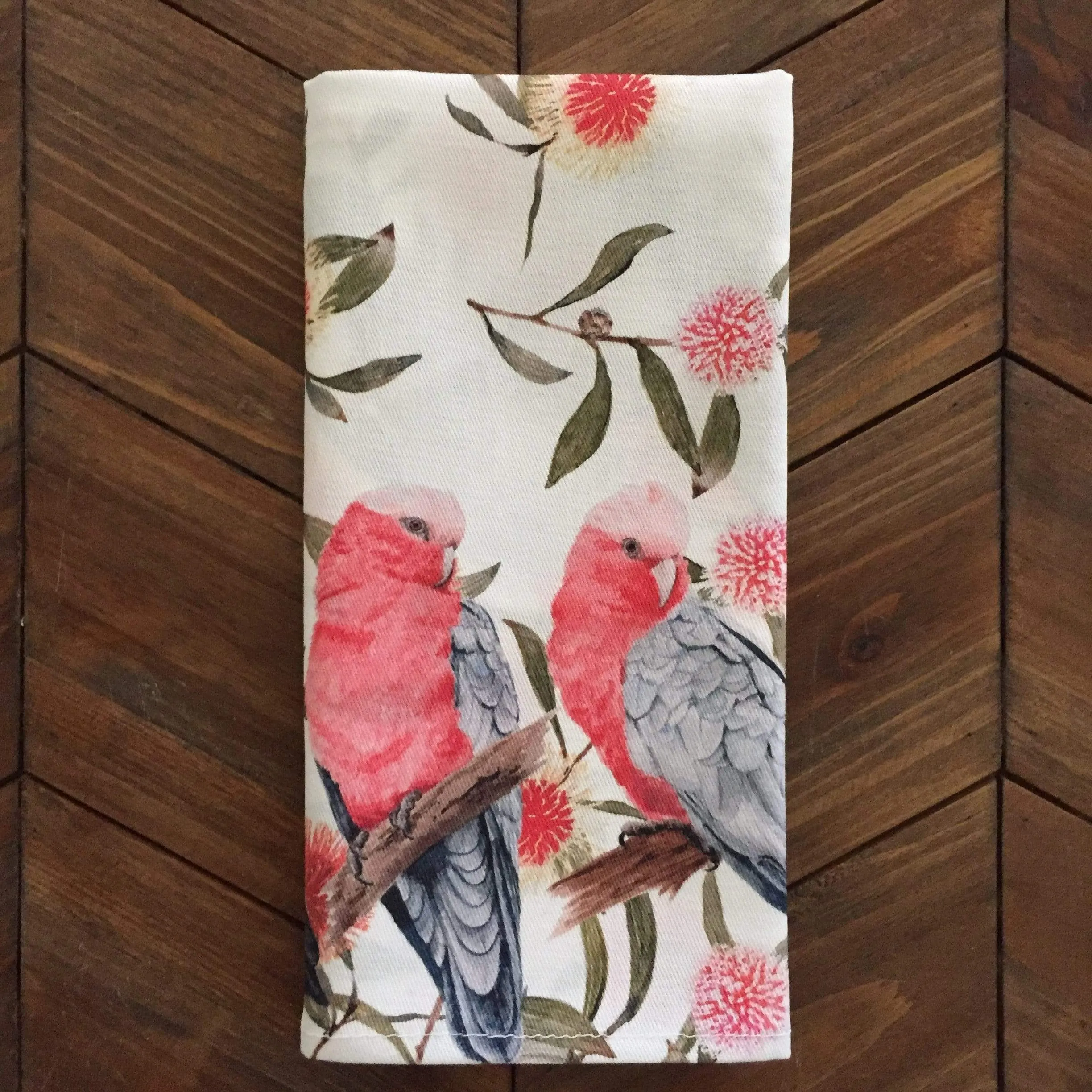 Galah Tea towel