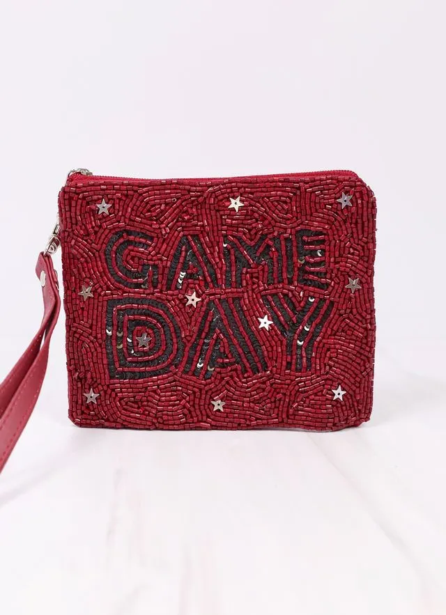 Game Day Star Wristlet GARNET BLACK