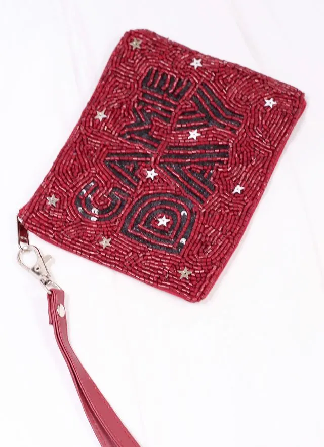 Game Day Star Wristlet GARNET BLACK