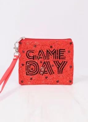 Game Day Star Wristlet RED BLACK