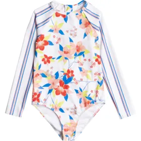 GIRLS FRIENDLY FLOWER LS ONESIE