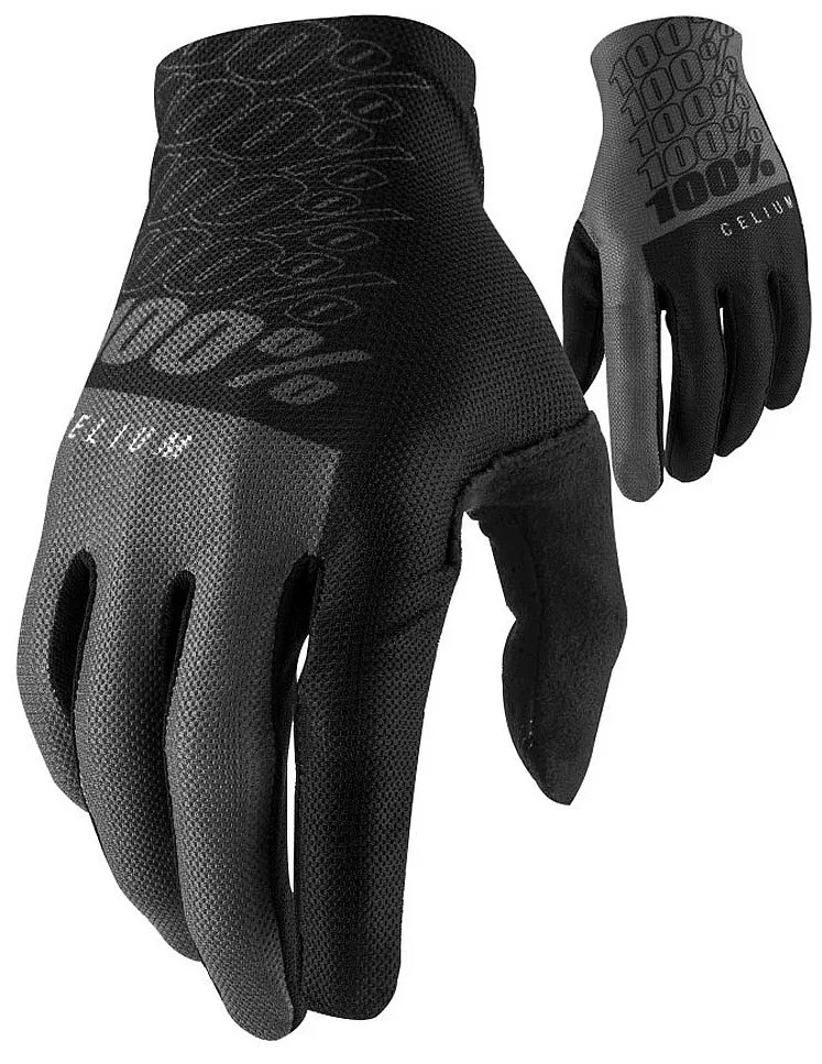 glove 100% Celium - Black/Grey