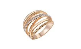 Gold Plated Finger Engagement Rings for Women