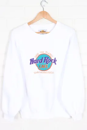 HARD ROCK CAFE San Francisco Embroidered Sweatshirt USA Made (M)