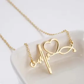 Heart Clavicle Necklace Chain For Women X363592