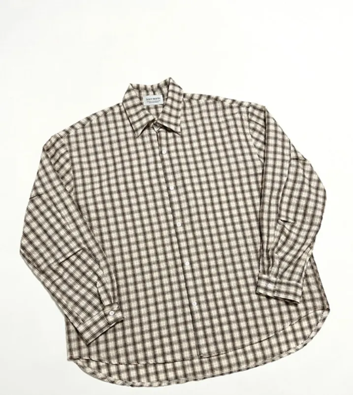 HUE  |Other Plaid Patterns Street Style Long Sleeves Oversized