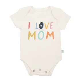 I Love Mom Organic Onesie