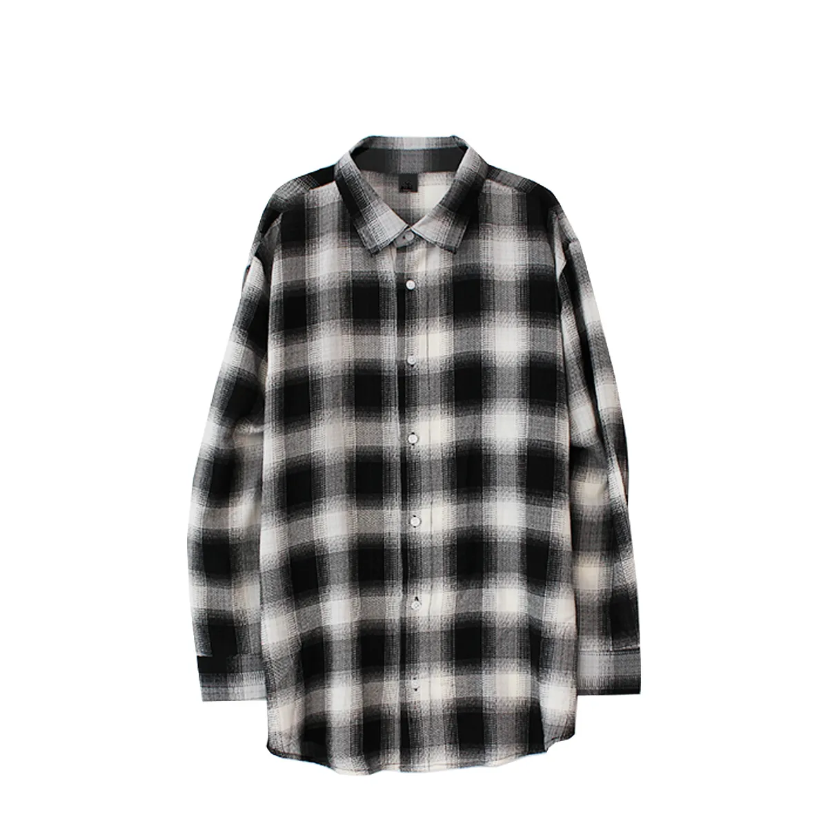 IONSEOUL  |Other Plaid Patterns Unisex Street Style Long Sleeves Shirts