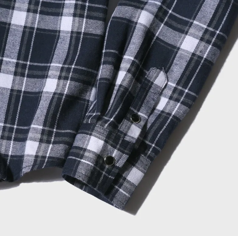 IONSEOUL  |Tartan Other Plaid Patterns Unisex Street Style Long Sleeves