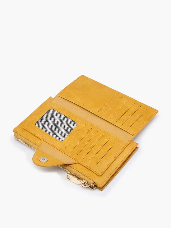 Jen & Co. Kyla RFID Croc Wallet