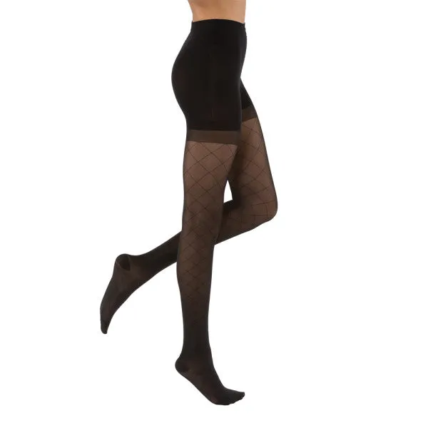 JOBST | Ultrasheer | Pantyhose | Black Pattern | Women | 15-20mmHg