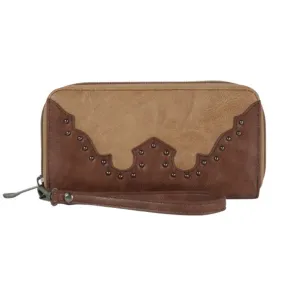 Justin Women's Brown Sandstone Wallet/Wristlet