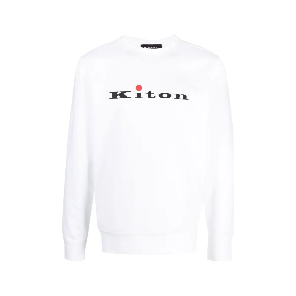 Kiton  |Unisex Plain Logo T-Shirts