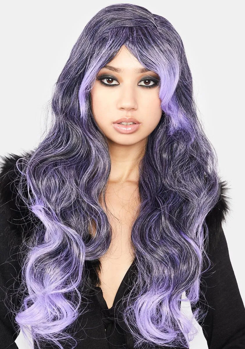 Lavender Lady Long Wig-