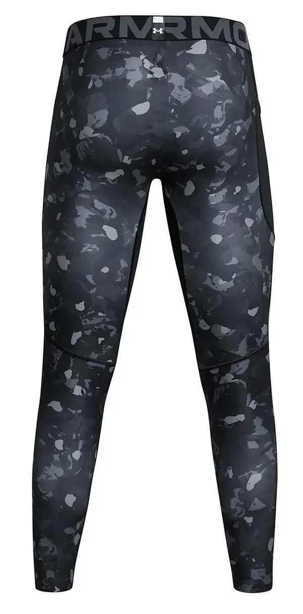 leggings Under Armour HeatGear Armour Printed - Black/White - men´s