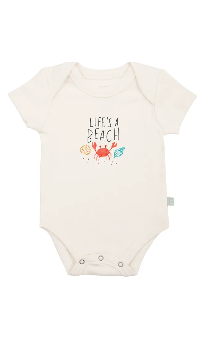 Life’s A Beach Organic Onesie