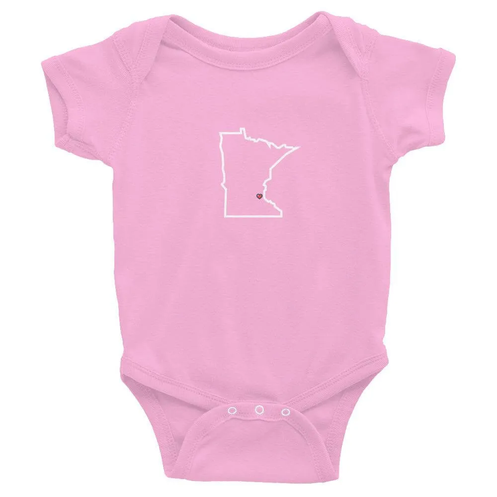 Love Minneapolis/St Paul Baby Onesie