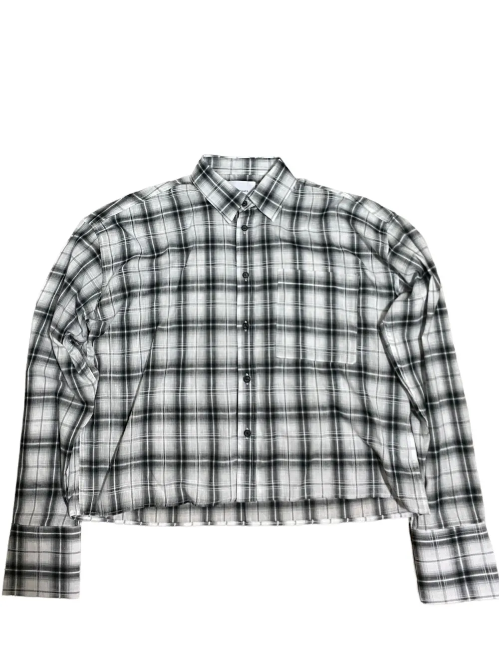 LOWTAG  |Other Plaid Patterns Street Style Long Sleeves Shirts