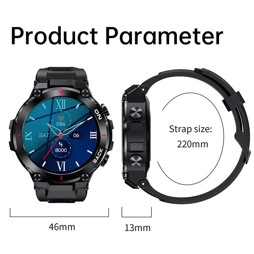 LSW341 Navigator: Stylish GPS Smartwatch for Men