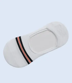 MA1618-WHITE-No-show Socks For Men