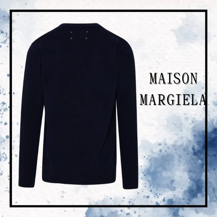 Maison Margiela  |Unisex Cashmere Plain Designers Cardigans