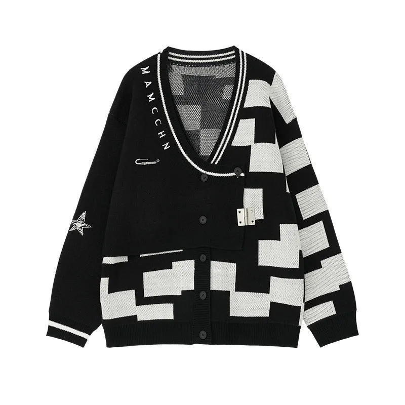 MAMC  |Other Plaid Patterns Monogram Unisex Plain Oversized