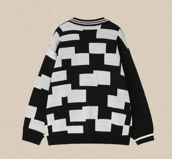 MAMC  |Other Plaid Patterns Monogram Unisex Plain Oversized