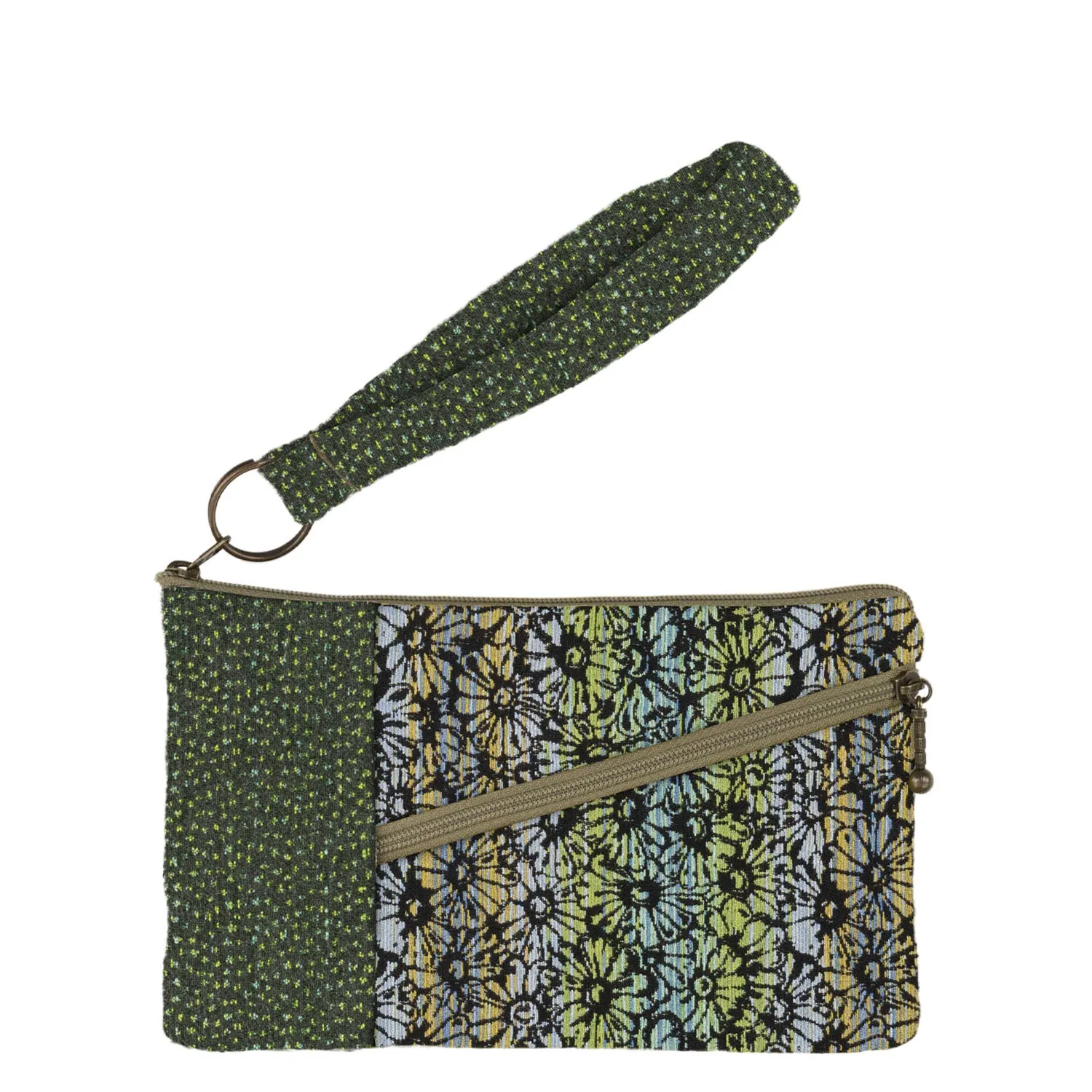 Maruca Beetle Wristlet in Wildflower Green