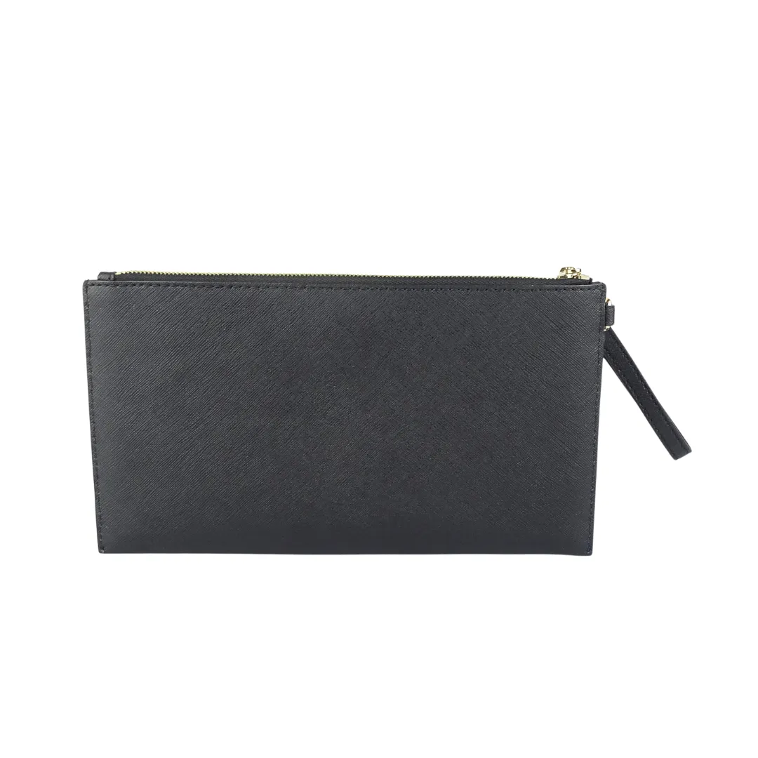 Michael Kors Large Rectangle Zipped Wristlet Black