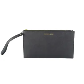 Michael Kors Large Rectangle Zipped Wristlet Black