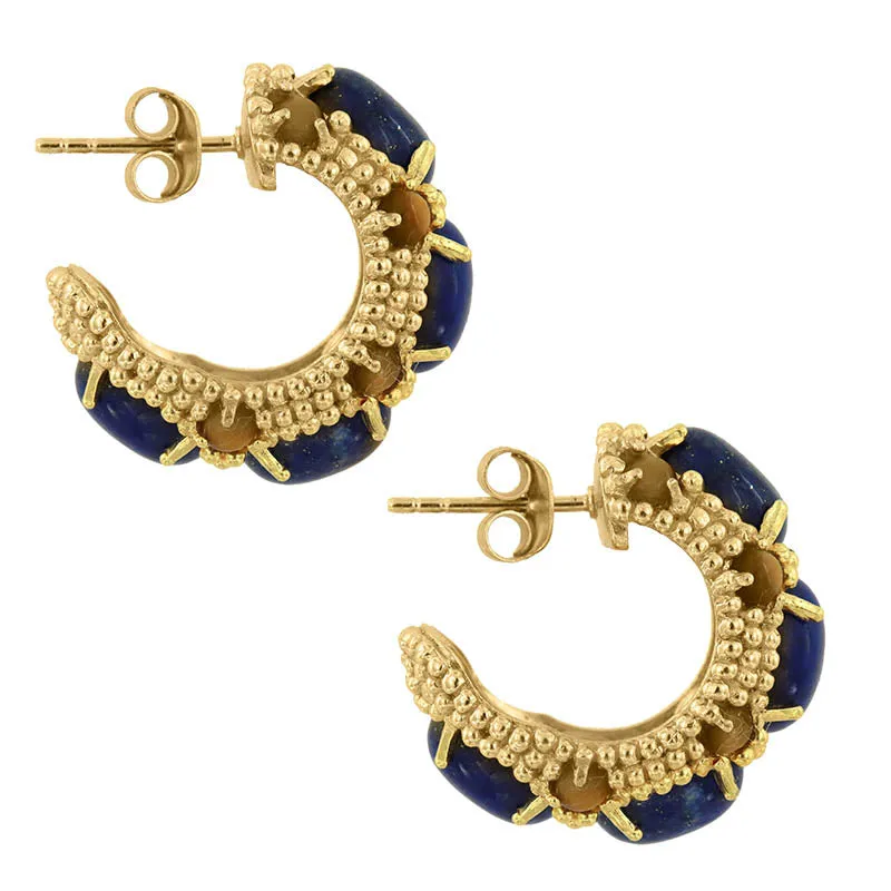 Mini Lynette Earrings - 18K Gold Plated