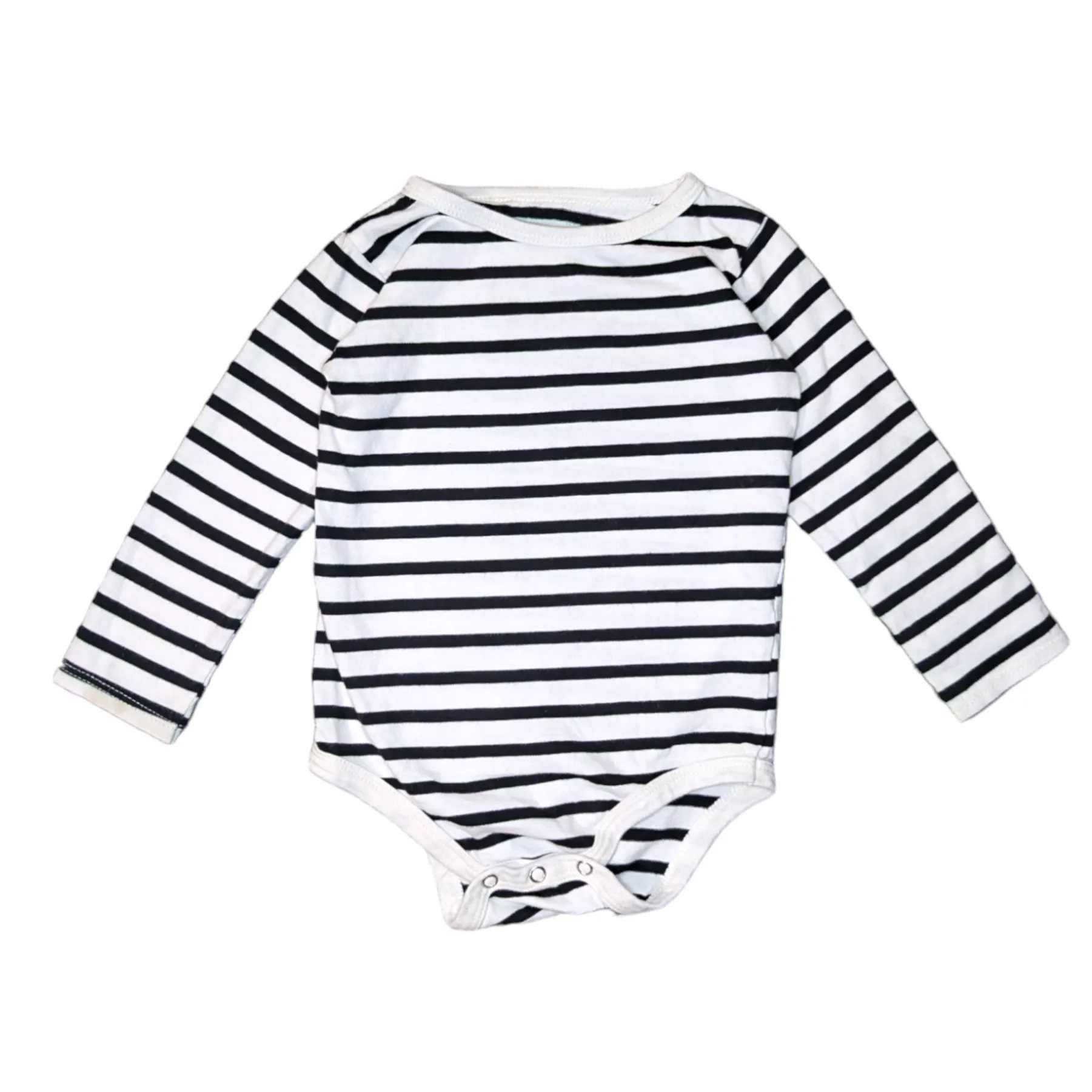 Mini Mioche Stripe Long Sleeve Onesie