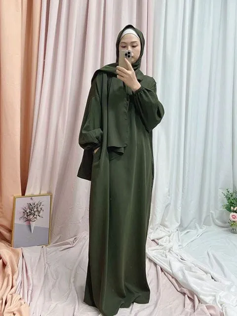 Modest Abayas Hooded Abaya Jilbab for Women