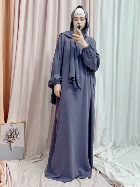 Modest Abayas Hooded Abaya Jilbab for Women