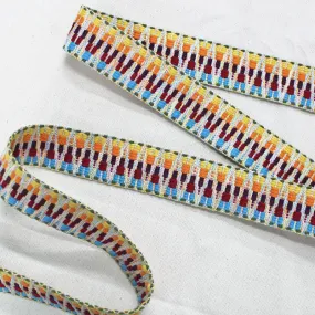 Multi Coloured Zig Zag Reversible Webbing