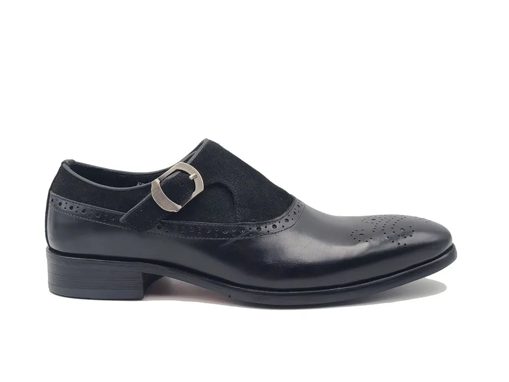 Multi Media Sling Style Single Monk Loafer