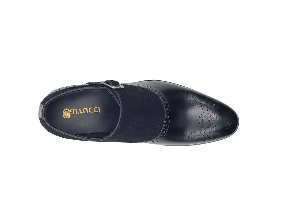 Multi Media Sling Style Single Monk Loafer