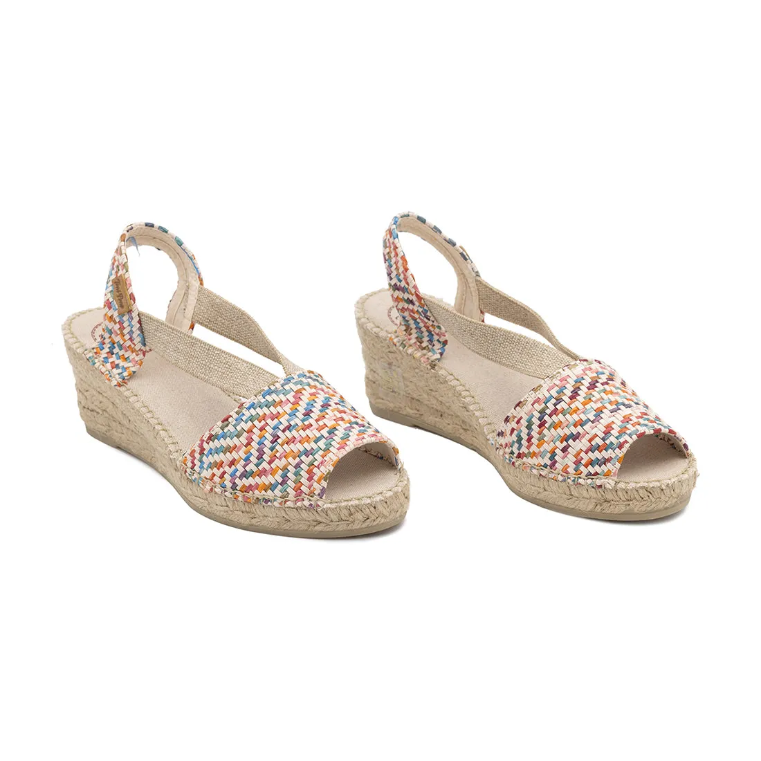 Multicoloured Wedge Espadrille For Women - Teide-MS