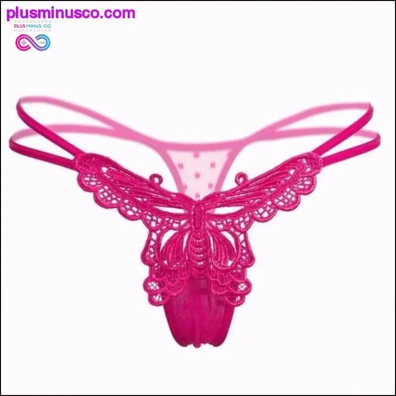 New Style Women Hollow Butterfly Sexy Panties For Women See