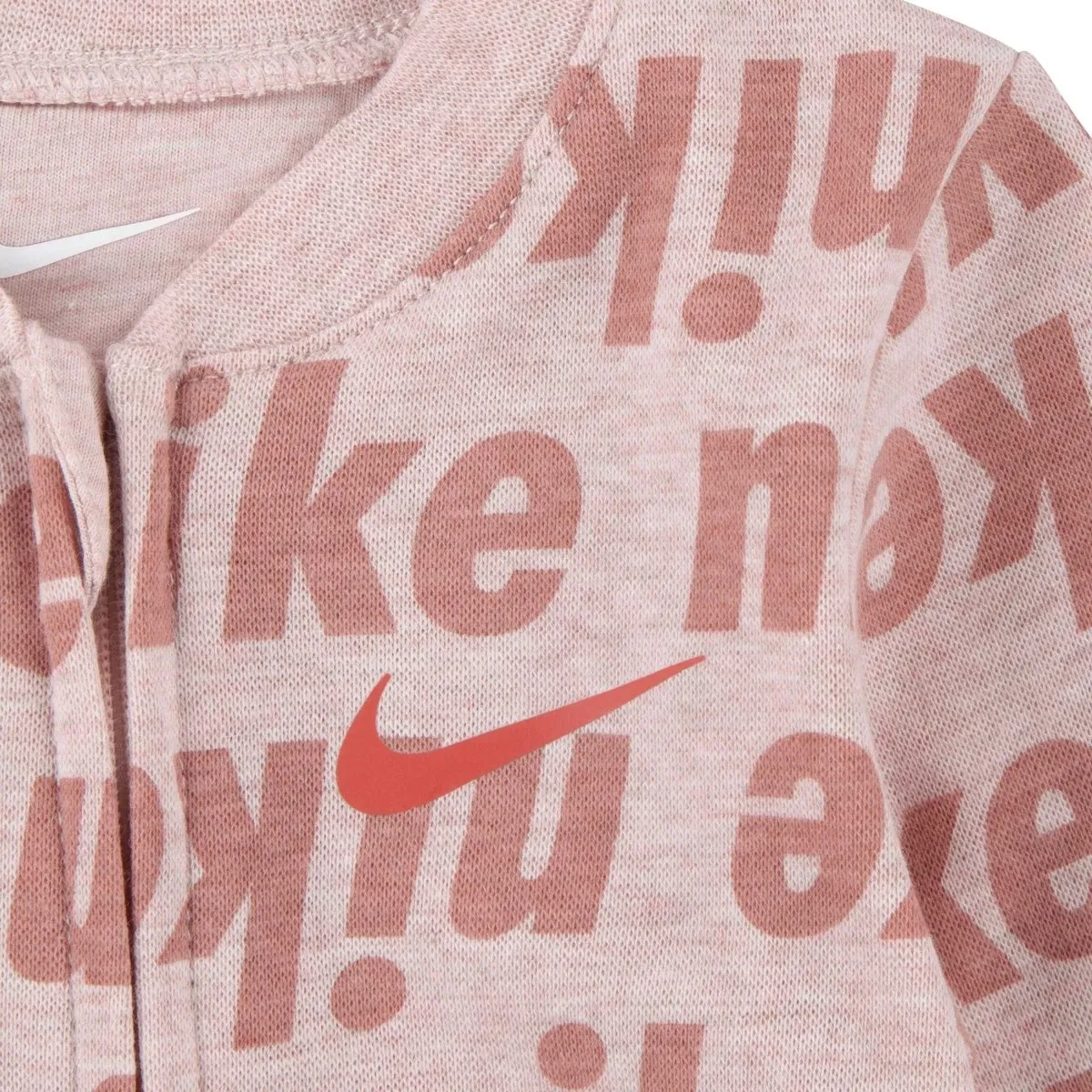 NIKE INFANTS LOGO PINK ONESIE