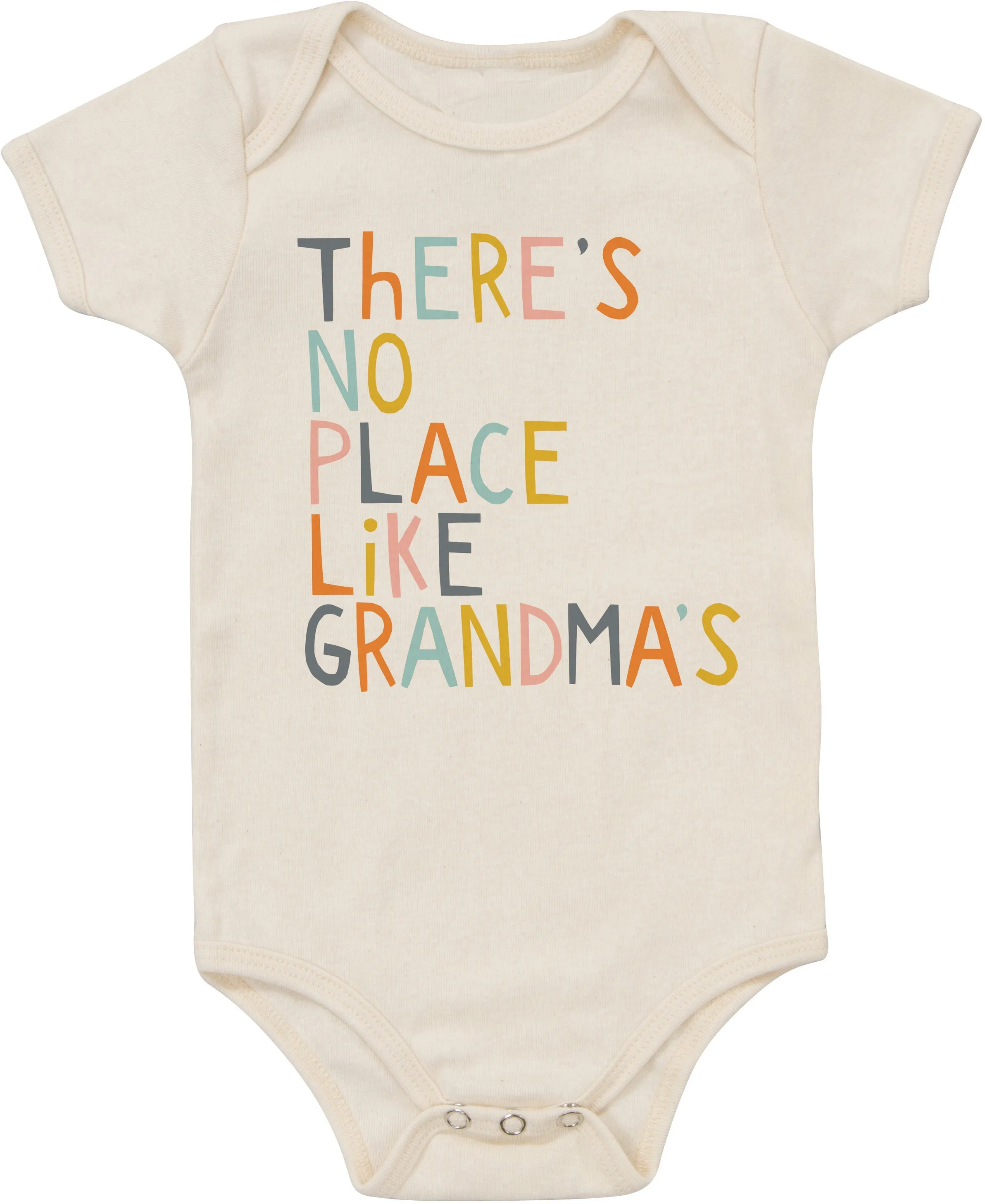 No Place Like Grandmas Organic Onesie