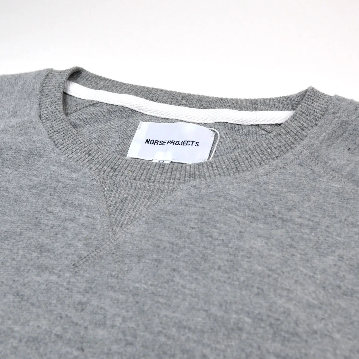 Norse Projects - Tristan Reversed Sweatshirt - Light Grey Melange