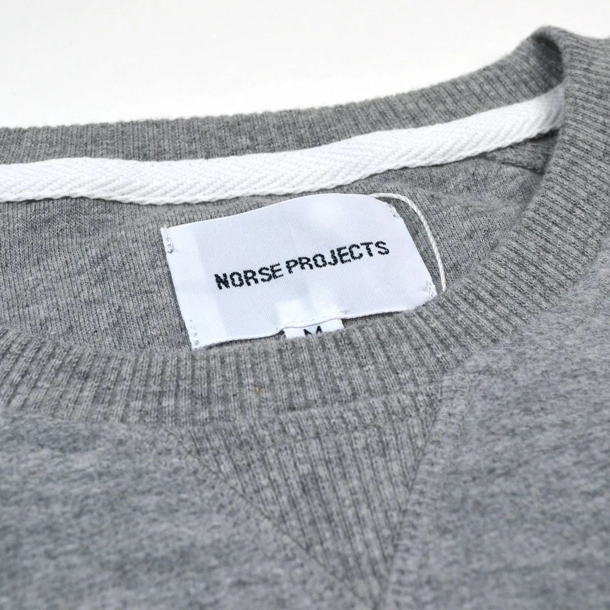 Norse Projects - Tristan Reversed Sweatshirt - Light Grey Melange