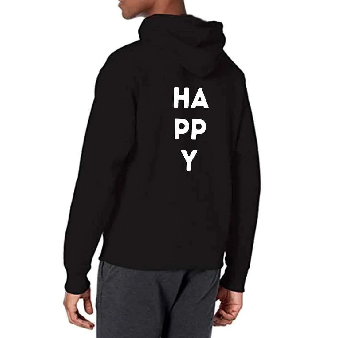 Nutcase Unisex Hoodies For Men - Happy