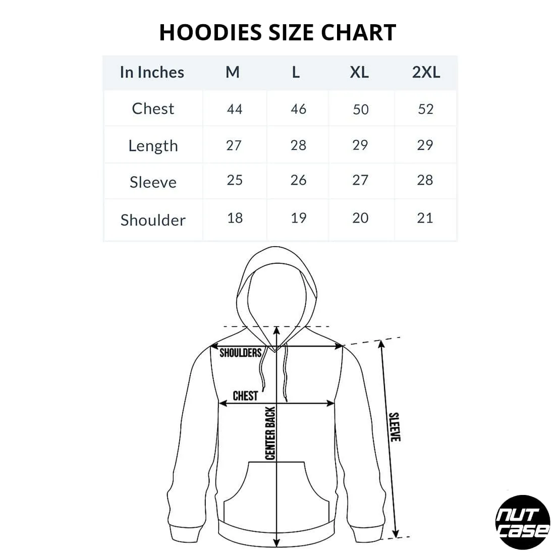 Nutcase Unisex Hoodies For Men - In Sa Ne