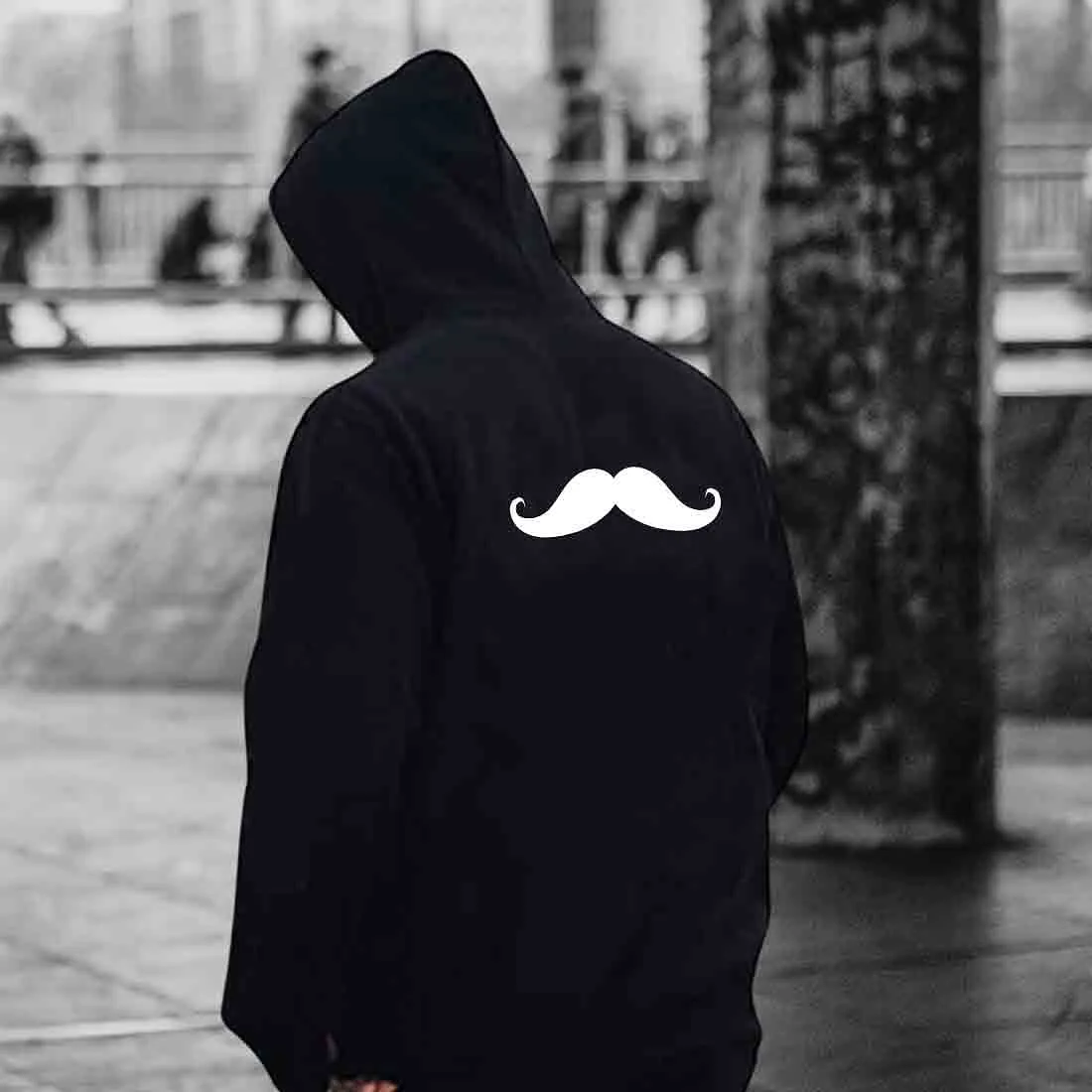 Nutcase Unisex Hoodies For Men - Mustache