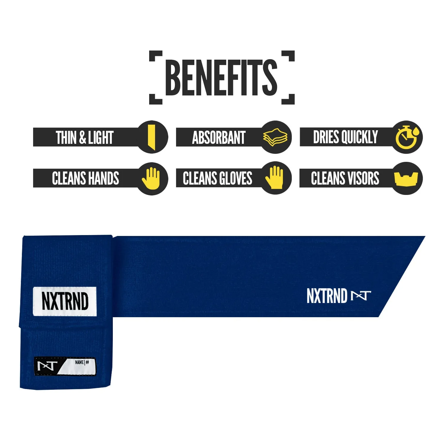 Nxtrnd Streamer Football Towel Navy Blue