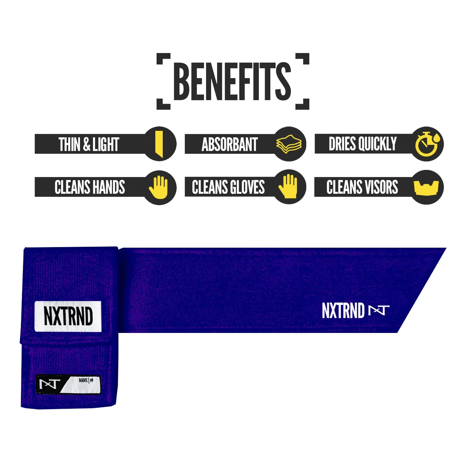 Nxtrnd Streamer Football Towel Purple