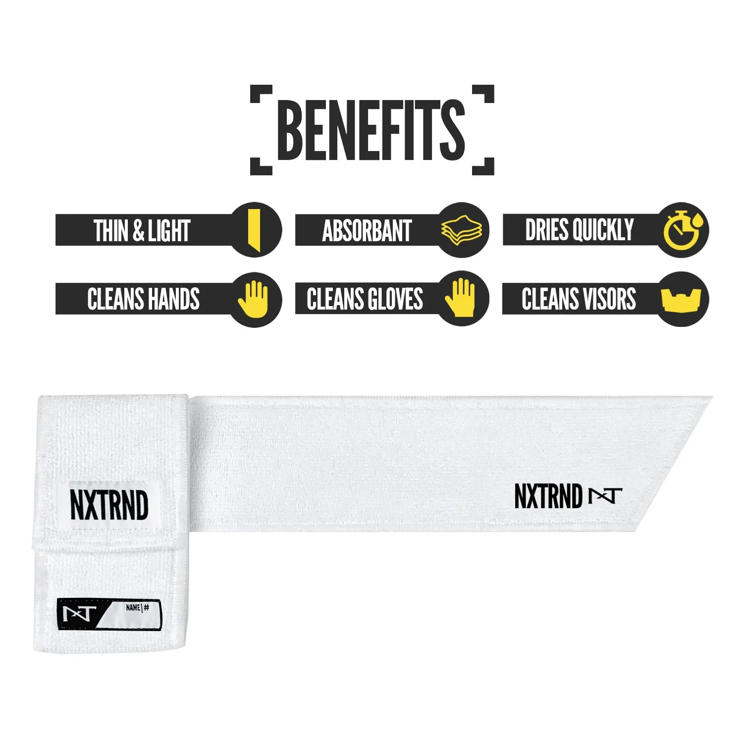 Nxtrnd Streamer Football Towel White