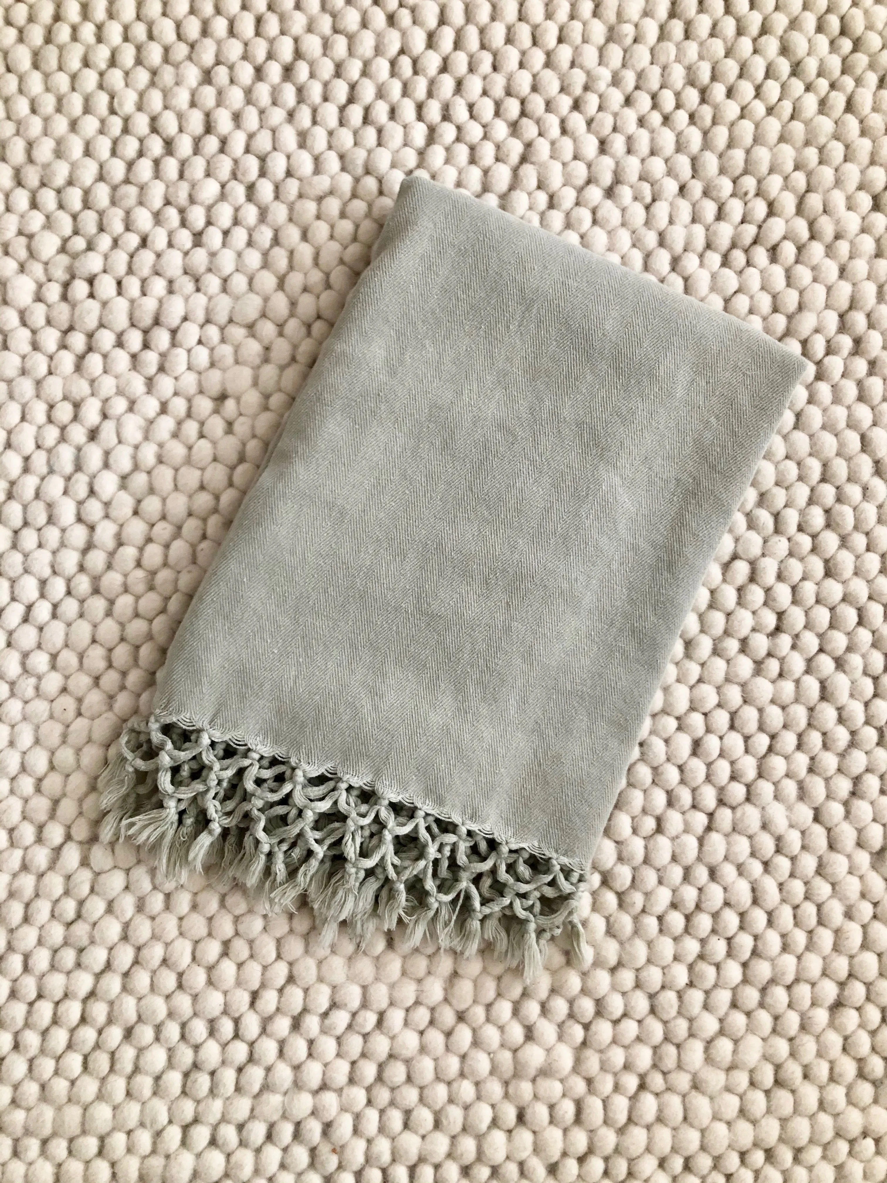 Organic Stonewashed Cotton Turkish Towels